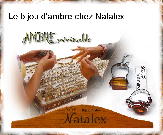 Le bijou d'ambre chez Natalex 